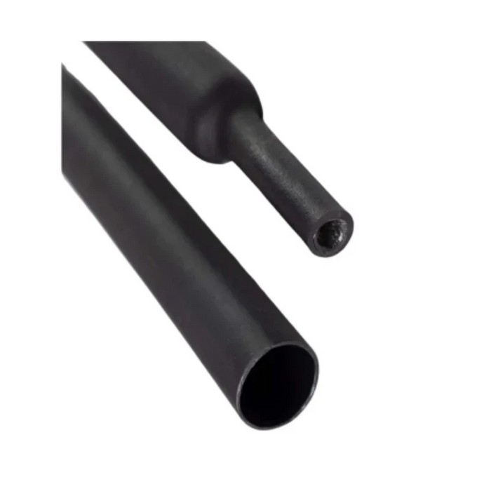 Heat Shrink Tubing - 1/4" ID - 2:1 Ratio - Adhesive Lined Dual Wall Polyolefin - Flexible - Flame Retardant - Black -  M23053/4-201-0