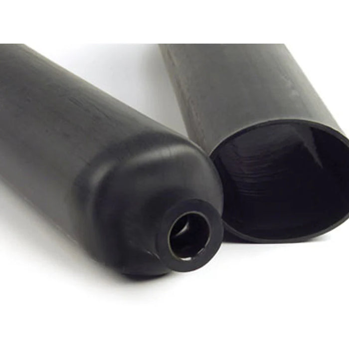 Heat Shrink Tubing - 1/2" ID - 3:1 Ratio - Dual Wall Adhesive Lined Polyolefin - Flexible - Flame Retardant - Black