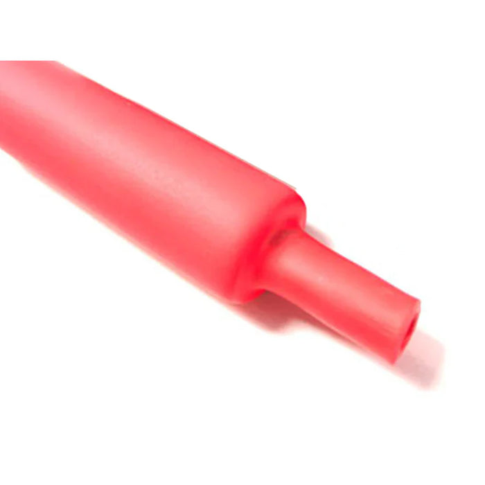 Heat Shrink Tubing - 0.752" (20 mm) ID - 3:1 Ratio - Heavy Wall Adhesive Lined - Polyolefin - Semi Rigid - Flame Retardant  - Red