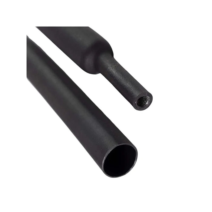 Heat Shrink Tubing - 0.314" (8mm) - 4:1 Ratio - Dual Wall - Polyolefin - Semi Rigid - Flame Retardant - Black