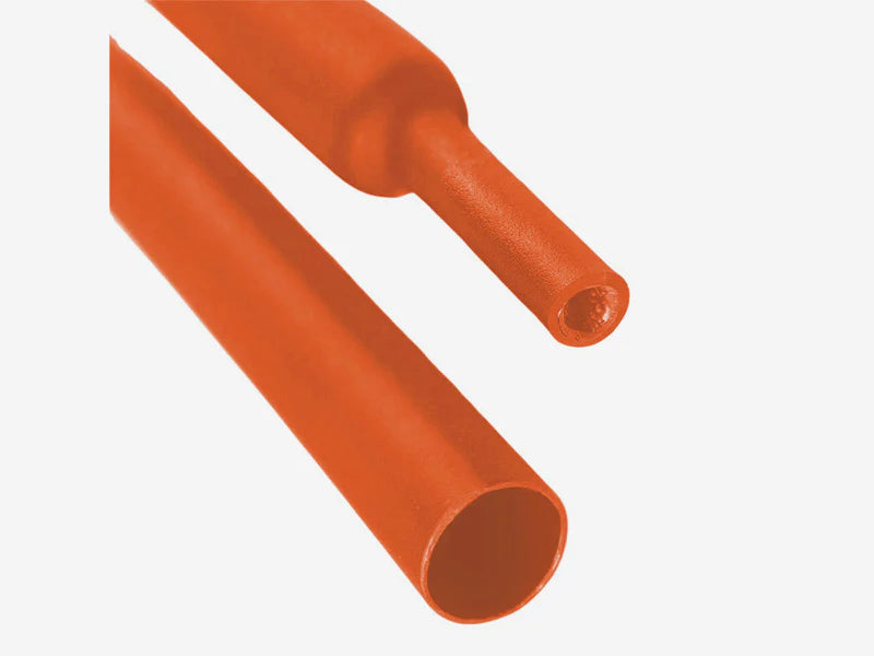 Heat Shrink Tubing - 5" ID - 2:1 Ratio -Single Wall - Polyolefin - Flexible - Flame Retardant - Orange - M23053/5