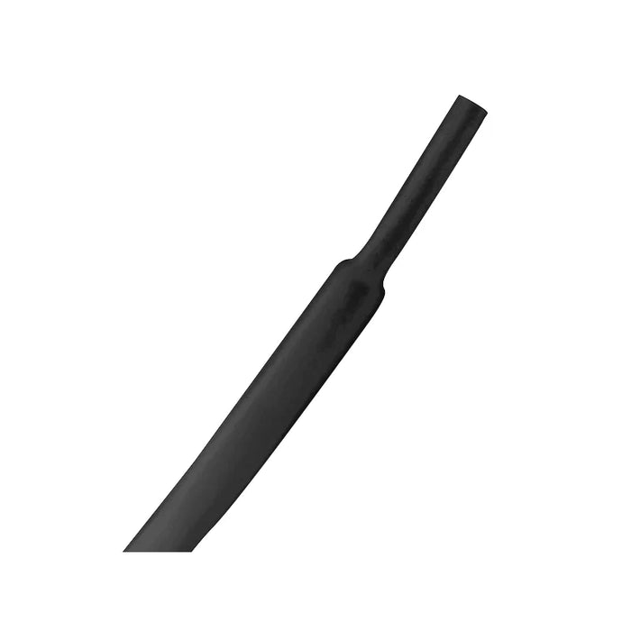 Heat Shrink Tubing - 3/8" ID - 2:1 Ratio - Single Wall Polyolefin - Flexible - Flame Retardant - Black - M23053/5-107-0