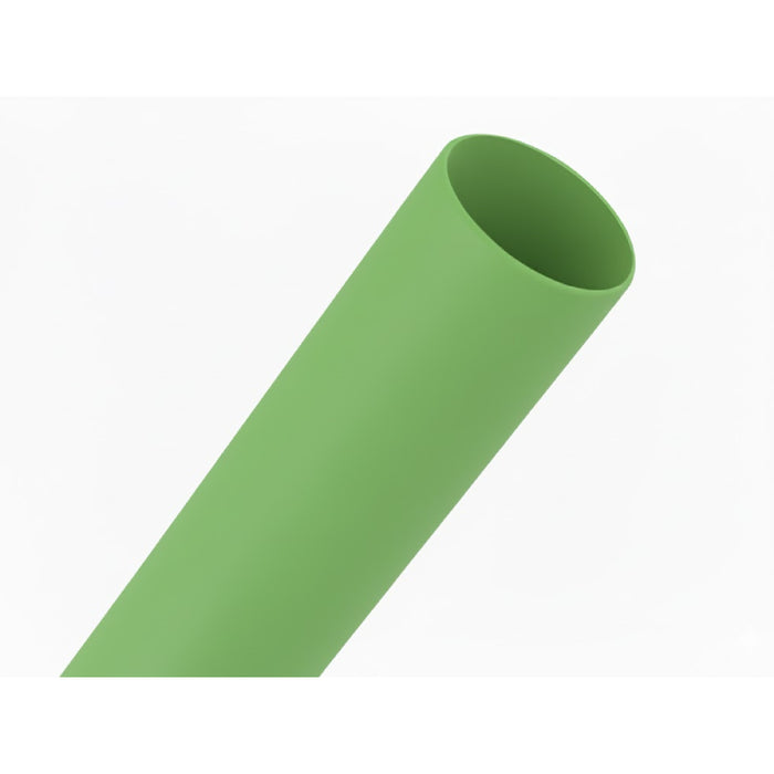 Heat Shrink Tubing - 6" ID - 2:1 Ratio - Single Wall Polyolefin - Flexible - Flame Retardant - Green