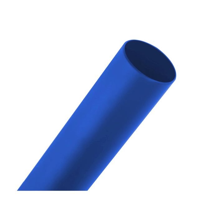Heat Shrink Tubing - 3" ID - 2:1 Ratio - Single Wall Polyolefin - Flexible - Flame Retardant - Blue