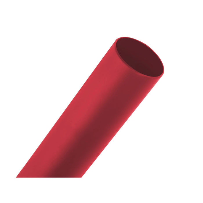 Heat Shrink Tubing - 6" ID - 2:1 Ratio - Single Wall Polyolefin - Flexible - Flame Retardant - Red