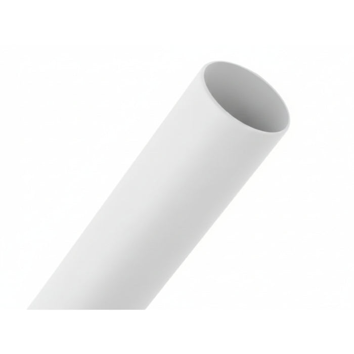 Heat Shrink Tubing - 2-1/2" ID - 2:1 Ratio - Single Wall Polyolefin - Flexible - Flame Retardant - White