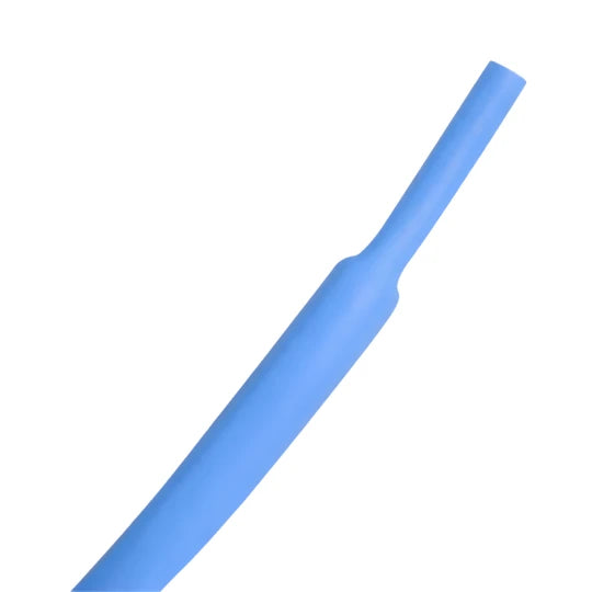 Heat Shrink Tubing - 5/16" ID - 2:1 Ratio - Single Wall Polyolefin - Flexible - Flame Retardant - Blue