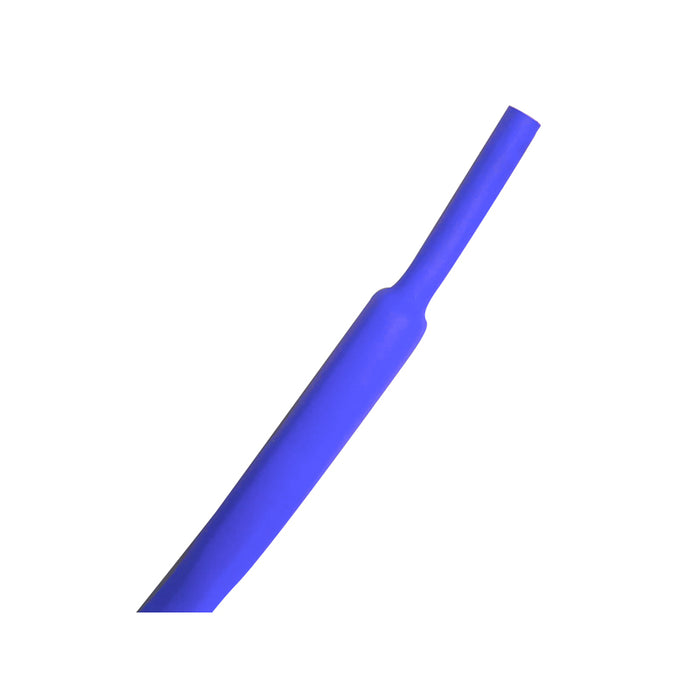 Heat Shrink Tubing - 5/16" ID - 2:1 Ratio - Single Wall Polyolefin - Flexible - Flame Retardant - Blue