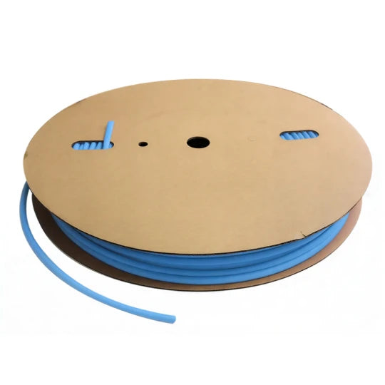 Heat Shrink Tubing - 5/16" ID - 2:1 Ratio - Single Wall Polyolefin - Flexible - Flame Retardant - Blue