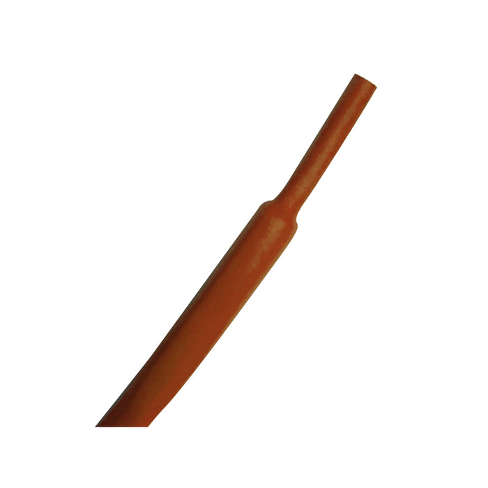 Heat Shrink Tubing - 3/32" ID - 2:1 Ratio - Single Wall Polyolefin - Semi Rigid - Flame Retardant - Brown - M23053/6-103-1