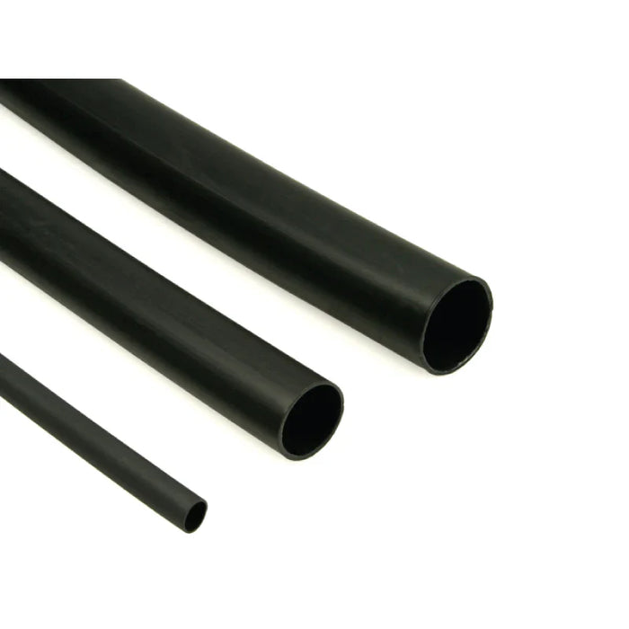 Diesel Resistant Heat Shrink Tubing - 1/2" ID - 2:1 Ratio - Heavy Wall Polyolefin - Flexible - Flame Retardant - Black - M23053/16-003-0