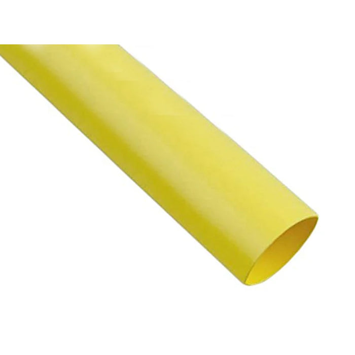 Heat Shrink Tubing - 3/16" ID - 3:1 Ratio - Single Wall Polyolefin - Flexible - Flame Retardant - Yellow - M23053/5-404-4