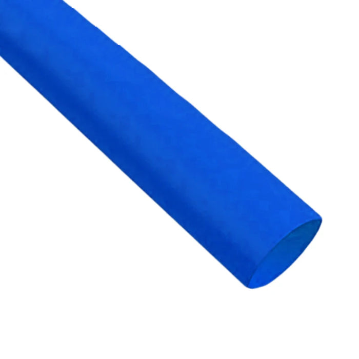 Heat Shrink Tubing - 3/16" ID - 3:1 Ratio - Single Wall Polyolefin - Flexible - Flame Retardant - Blue - M23053/5-404-6