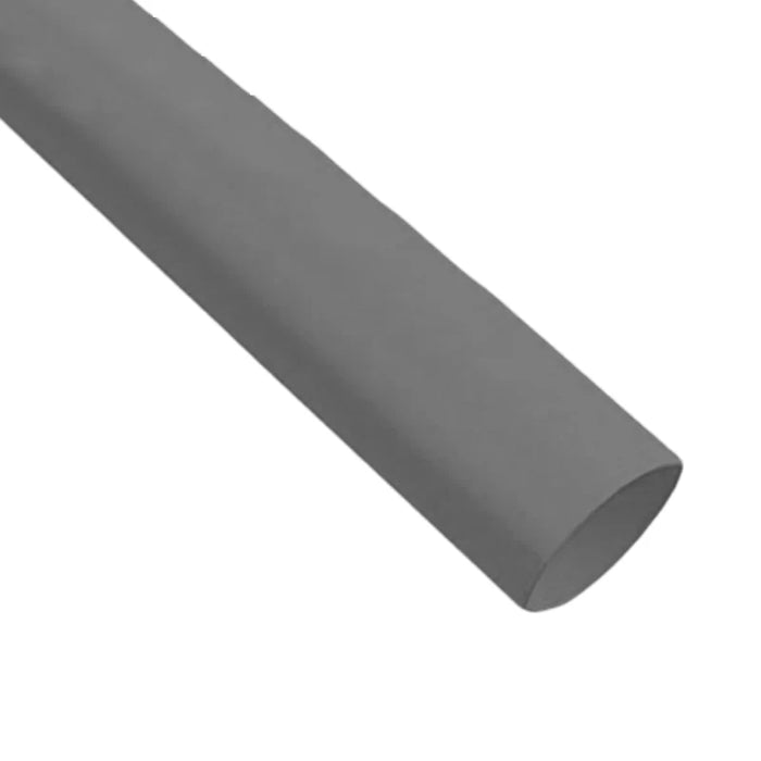 Heat Shrink Tubing - 1-1/2" ID - 3:1 Ratio - Single Wall Polyolefin - Flexible - Flame Retardant - Gray - M23053/5-410-8