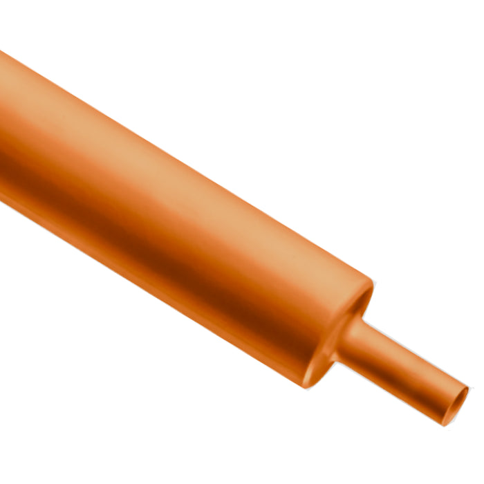 Heat Shrink Tubing -  3/16 " ID - 3:1 Ratio - Flame Retardant - Dual Wall Adhesive Lined Polyolefin - Orange - M23053/4