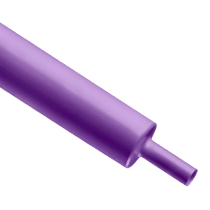 Heat Shrink Tubing -  1-1/2 " ID - 3:1 Ratio - Flame Retardant - Dual Wall Adhesive Lined Polyolefin - Purple - M23053/4-305-7