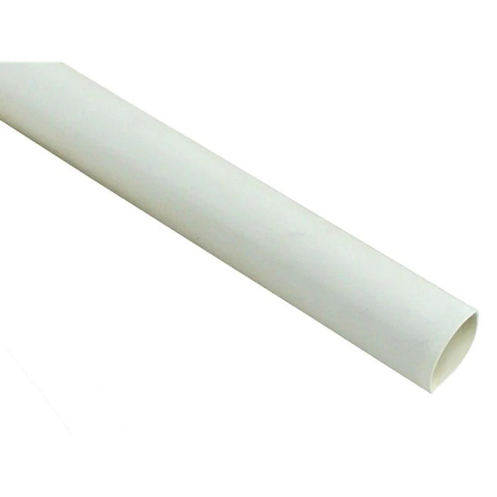 Heat Shrink Tubing - 1/2" ID - 3:1 Ratio - Single Wall Polyolefin - Flexible - Flame Retardant - White - M23053/5-407-9