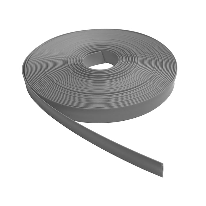 Heat Shrink Tubing - 1-1/4" ID - 2:1 Ratio - Single Wall Polyolefin - Flexible - Flame Retardant - Gray
