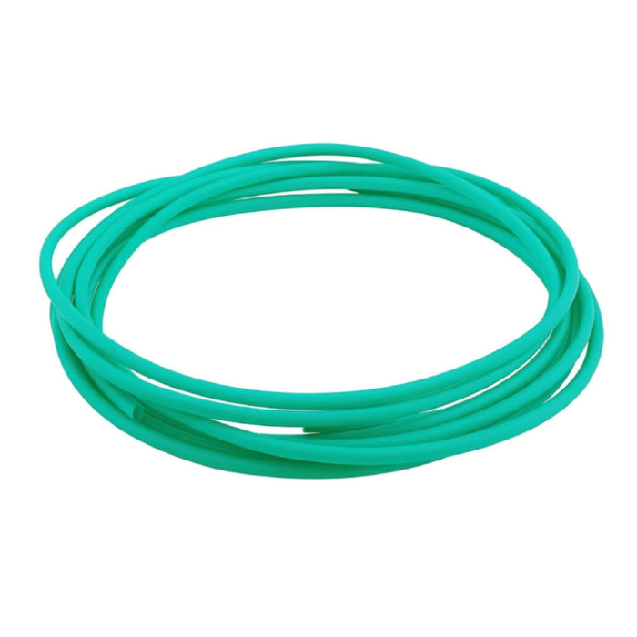 Heat Shrink Tubing - 1/4" ID - 2:1 Ratio - Single Wall Polyolefin - Flexible - Flame Retardant - Green