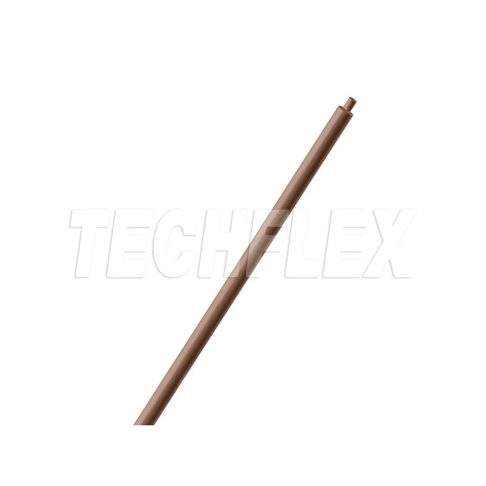 Heat Shrink Tubing - 1/16 " ID - 2:1 Ratio - Single Wall Polyolefin - Brown