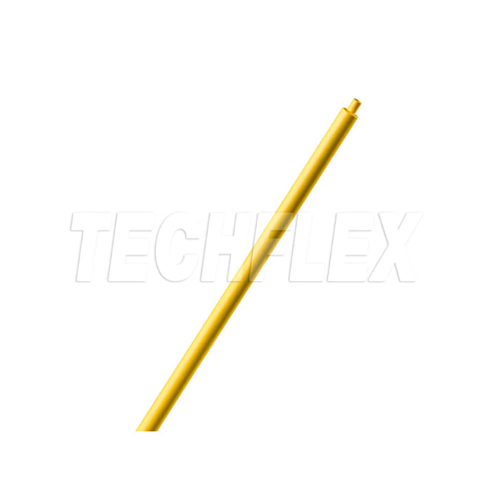 Heat Shrink Tubing - 1/16 " ID - 2:1 Ratio - Single Wall Polyolefin - Yellow