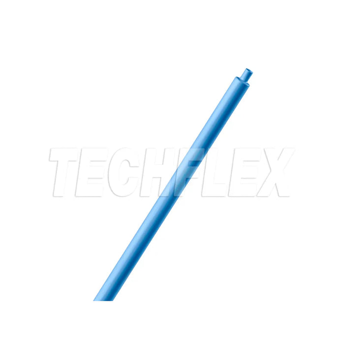 Heat Shrink Tubing - 1/8 " ID - 2:1 Ratio - Single Wall Polyolefin - Blue