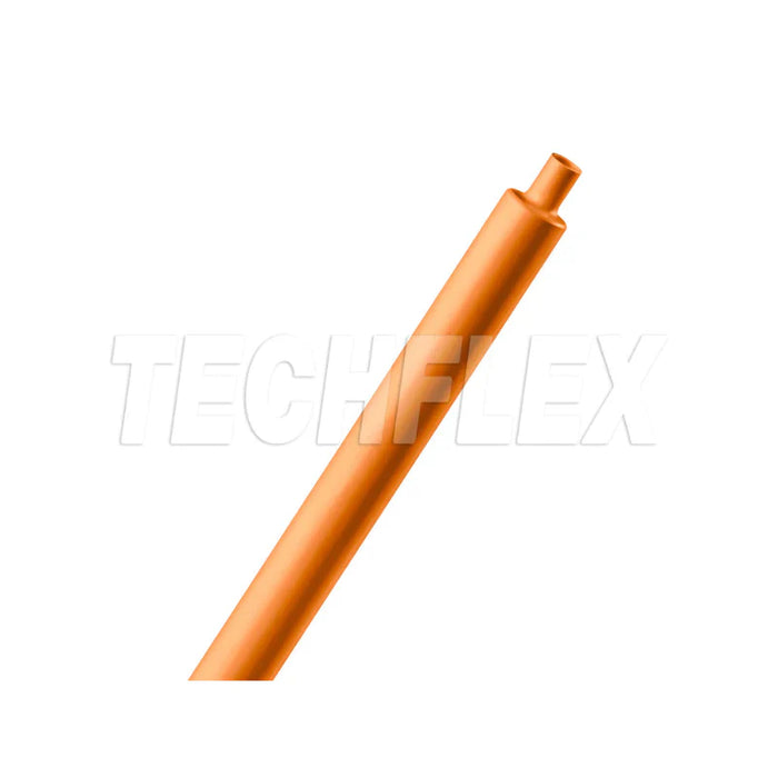 Heat Shrink Tubing - 1/4 " ID - 2:1 Ratio - Single Wall Polyolefin - Orange