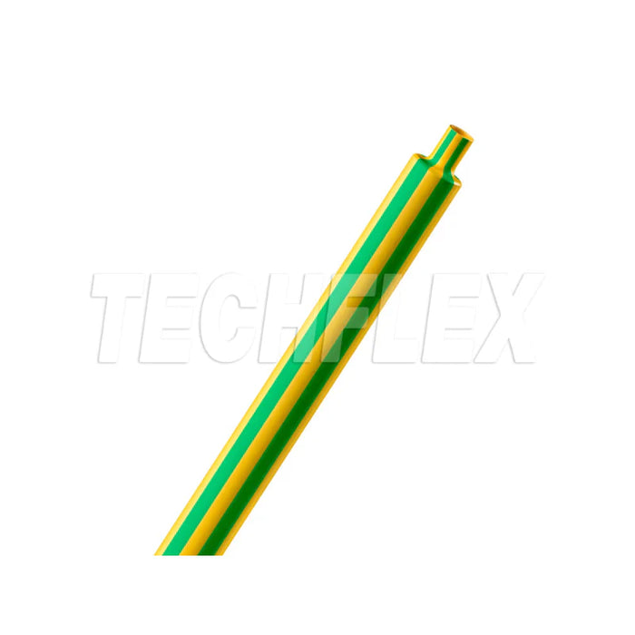 Heat Shrink Tubing - 1/4 " ID - 2:1 Ratio - Single Wall Polyolefin - Yellow