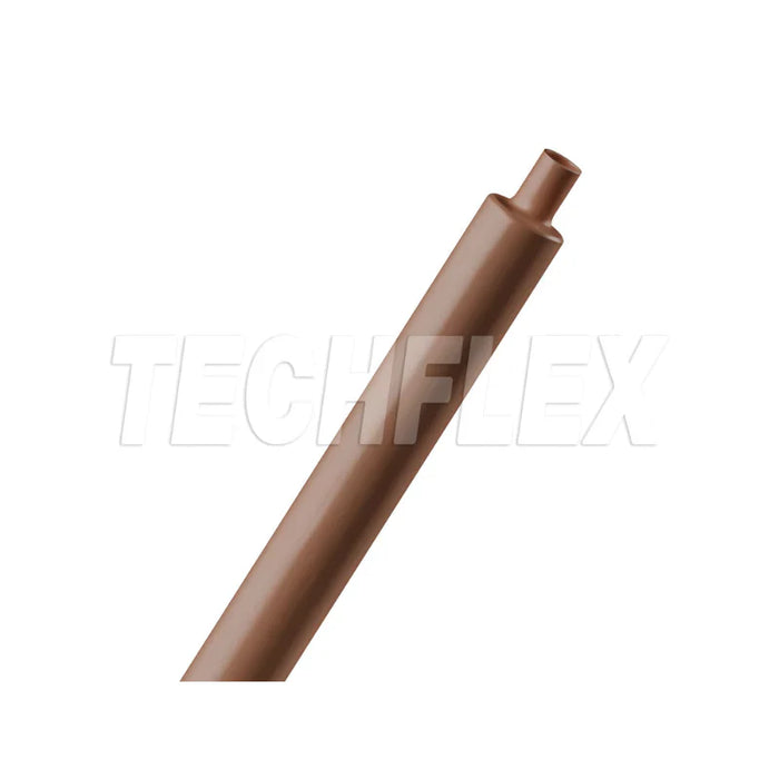 Heat Shrink Tubing - 3/8 " ID - 2:1 Ratio - Single Wall Polyolefin - Brown