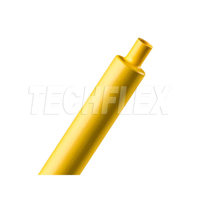 Heat Shrink Tubing - 3/4 " ID - 2:1 Ratio - Single Wall Polyolefin - Yellow