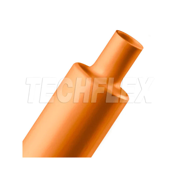 100 Foot Roll Of Red 3/8" Polyolefin Heat Shrink Tubing - 2:1 Shrink Ratio