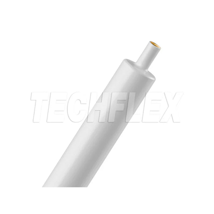 Heat Shrink Tubing - 3/4" ID - 3:1 Ratio - Dual Wall Adhesive Polyolefin - Flexible - Flame Retardant - White - M23053/4