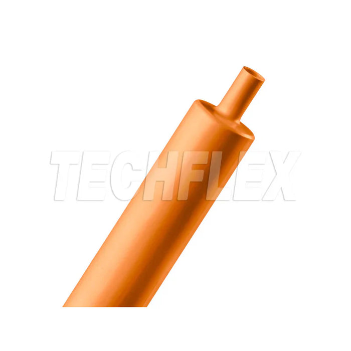 Heat Shrink Tubing - 1 " ID - Single Wall Polyolefin - 3:1 Ratio - Orange