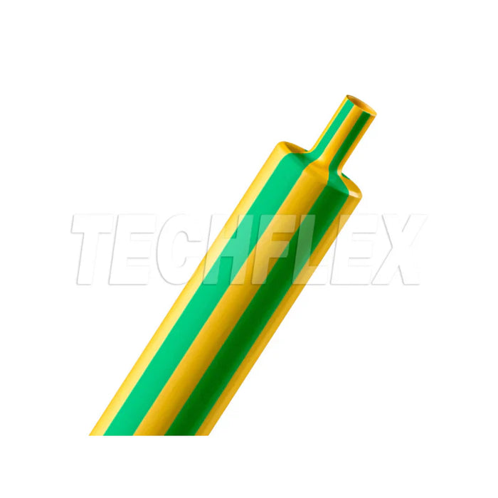 Heat Shrink Tubing - 3/4 " ID - Single Wall Polyolefin - 3:1 Ratio - Yellow/Green