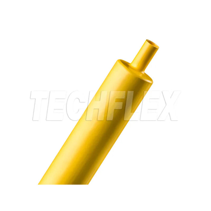 Heat Shrink Tubing - 1 " ID - Single Wall Polyolefin - 3:1 Ratio - Yellow