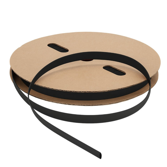 Heat Shrink Tubing - 1" ID - 2:1 Ratio - Single Wall Polyolefin - Flexible - Flame Retardant - Black