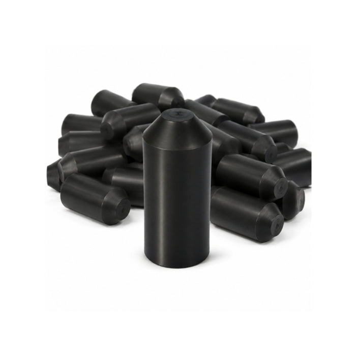 Kable Kontrol® - 1-1/2" ID - 2:1 Ratio - Adhesive Lined Heat Shrink End Caps - Black