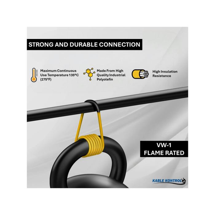 Heat Shrink Tubing - 1-1/4" ID - 3:1 Ratio - Single Wall Polyolefin - Flexible - Flame Retardant - White