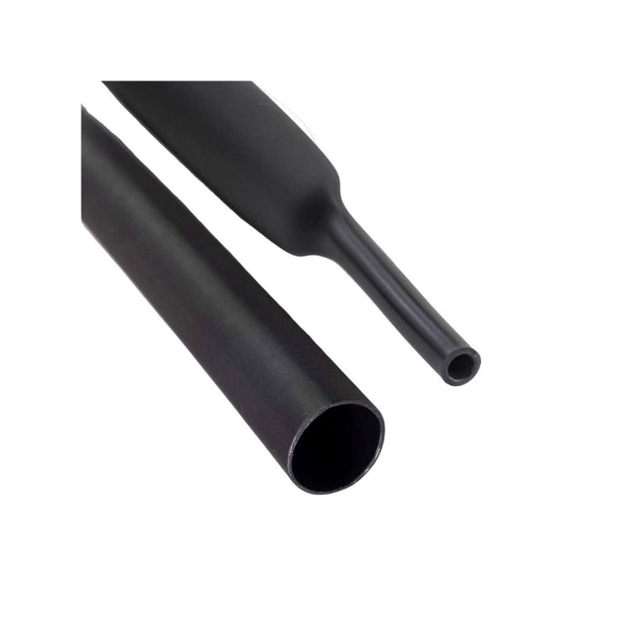 Heat Shrink Tubing - 1-1/2" ID - 4:1 Ratio - Single Wall Polyolefin - Flexible - Flame Retardant - Black - M23053/5