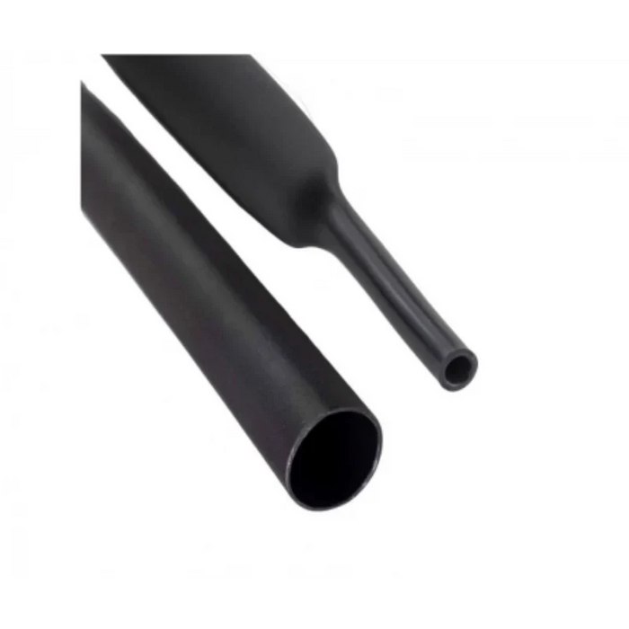 Heat Shrink Tubing - 1-1/2" ID - 4:1 Ratio - Single Wall Polyolefin - Flexible - Flame Retardant - Black - M23053/5