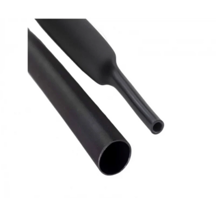 Heat Shrink Tubing - 1-1/4" ID - 4:1 Ratio - Single Wall Polyolefin - Flexible - Flame Retardant - Black - M23053/5