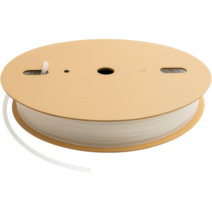 Heat Shrink Tubing - 1/4" ID - 2:1 Ratio - Thin Wall Polyolefin - Flexible - Clear