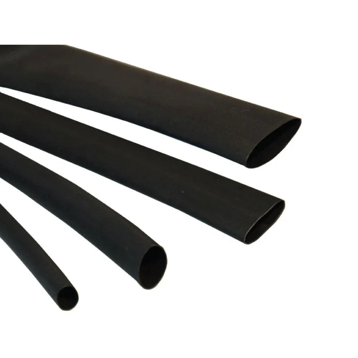 Neoprene Heat Shrink Tubing - 1-1/2" ID - 2:1 Ratio - Single Wall - Flexible - Flame Retardant - Black - M23053/1-109-0