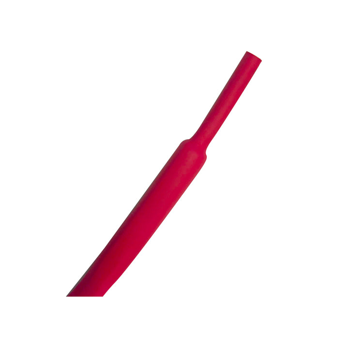 Heat Shrink Tubing - 5/16" ID - 2:1 Ratio - Single Wall Polyolefin - Flexible - Flame Retardant - Red