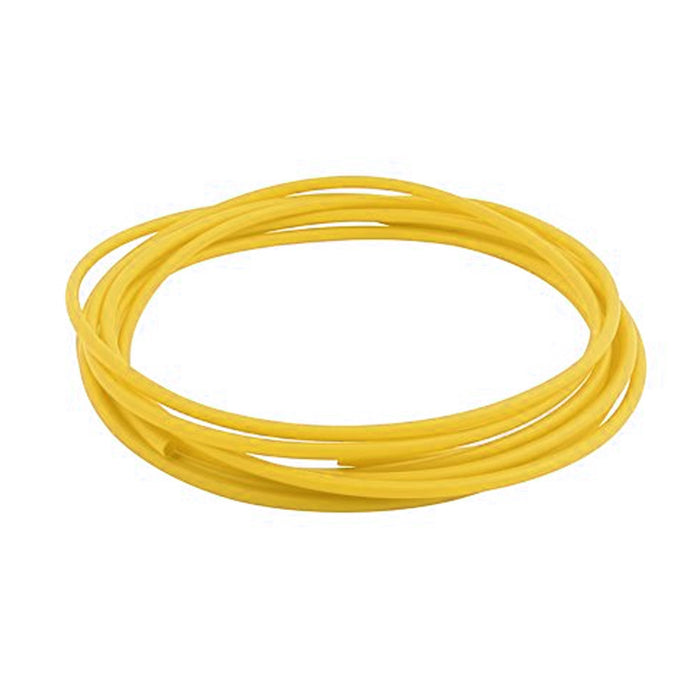 Heat Shrink Tubing - 1/4" ID - 2:1 Ratio - Single Wall Polyolefin - Flexible - Flame Retardant - Yellow